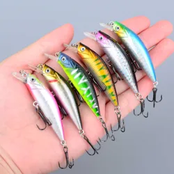 Señuelo lápiz metal duro con ojos 3D para trucha