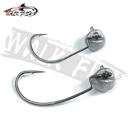 WALK FISH Wobble Ned Rig Jig Head con púas – anzuelo para vinilo