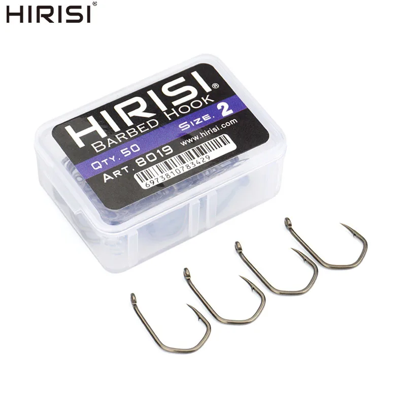 Anzuelos de garra 8019 con revestimiento PTFE – Acero alto carbono para carpa
