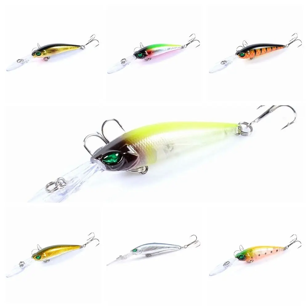 Aparejos de pesca de cebo Minnow, señuelo de pesca flotante lento profesional, Wobbler Artificial, duro, 9,4 cm, 6,2g - imagen 4