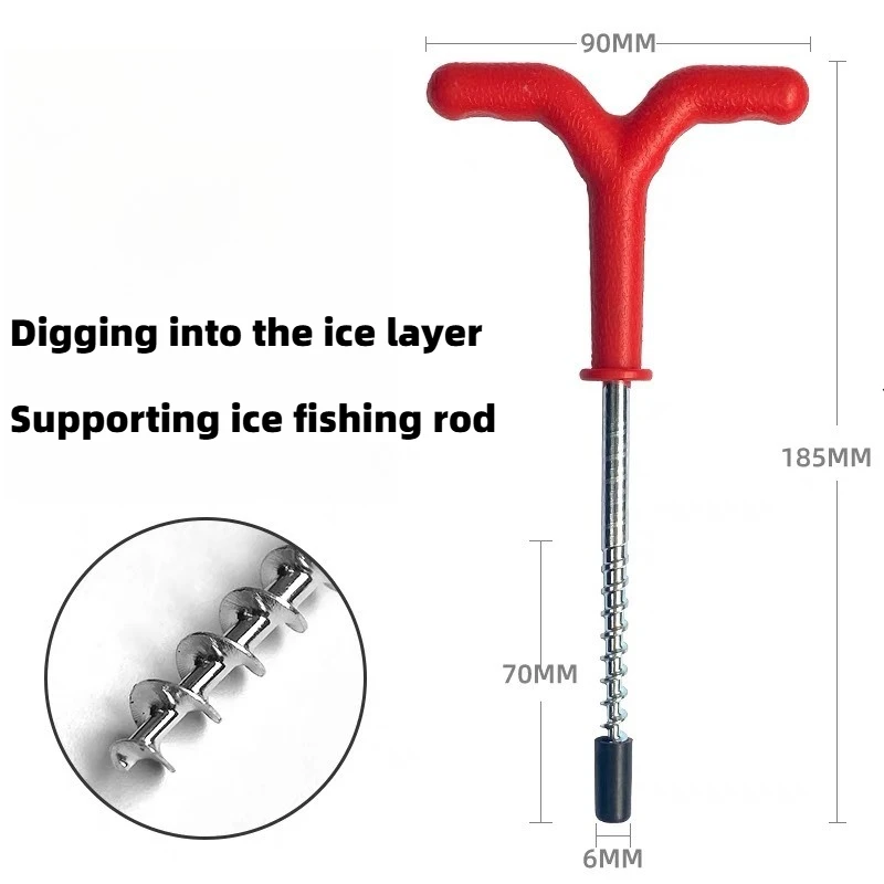 Estaca de acero carbono tienda pesca hielo – Ancla resistente invierno