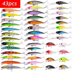 Señuelos efectivos para lucio crankbait y swimbait agua salada dulce