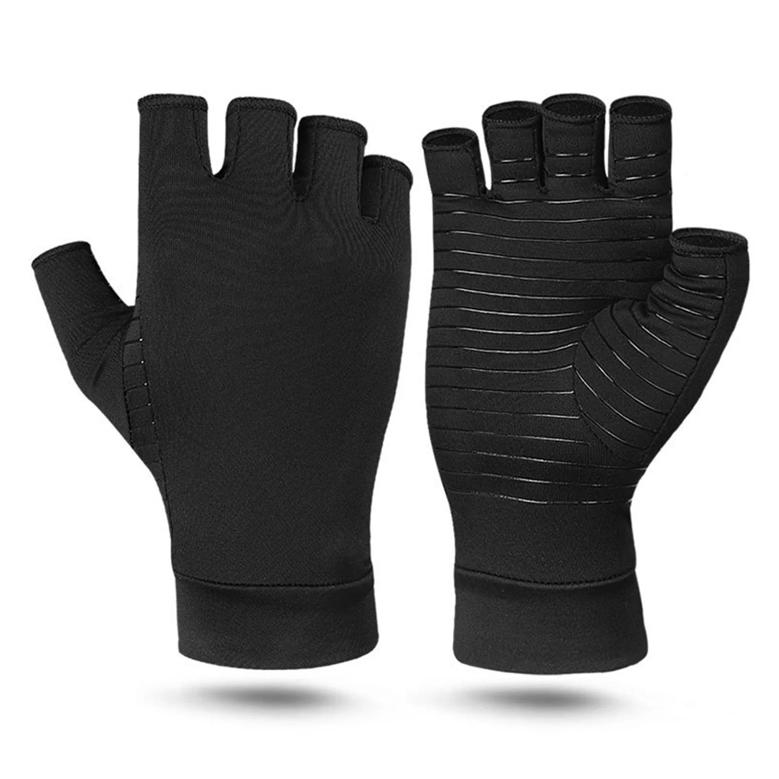 Guantes antideslizantes para muñeca transpirables de medio dedo - imagen 2