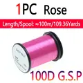 1pc 100D Rose