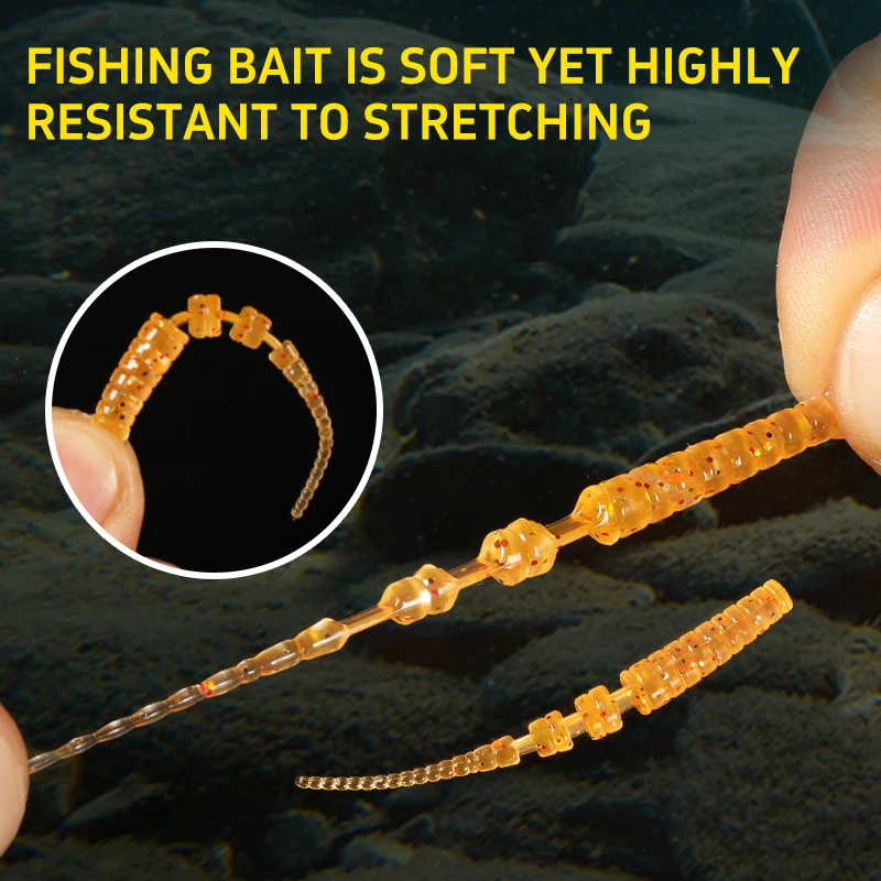 Supercontinent 5 cm/35 Uds Señuelos de Pesca cebo Artificial suave aparejos depredadores Polaris señuelo hundido Pesca aparejos de Pesca baratos - imagen 4