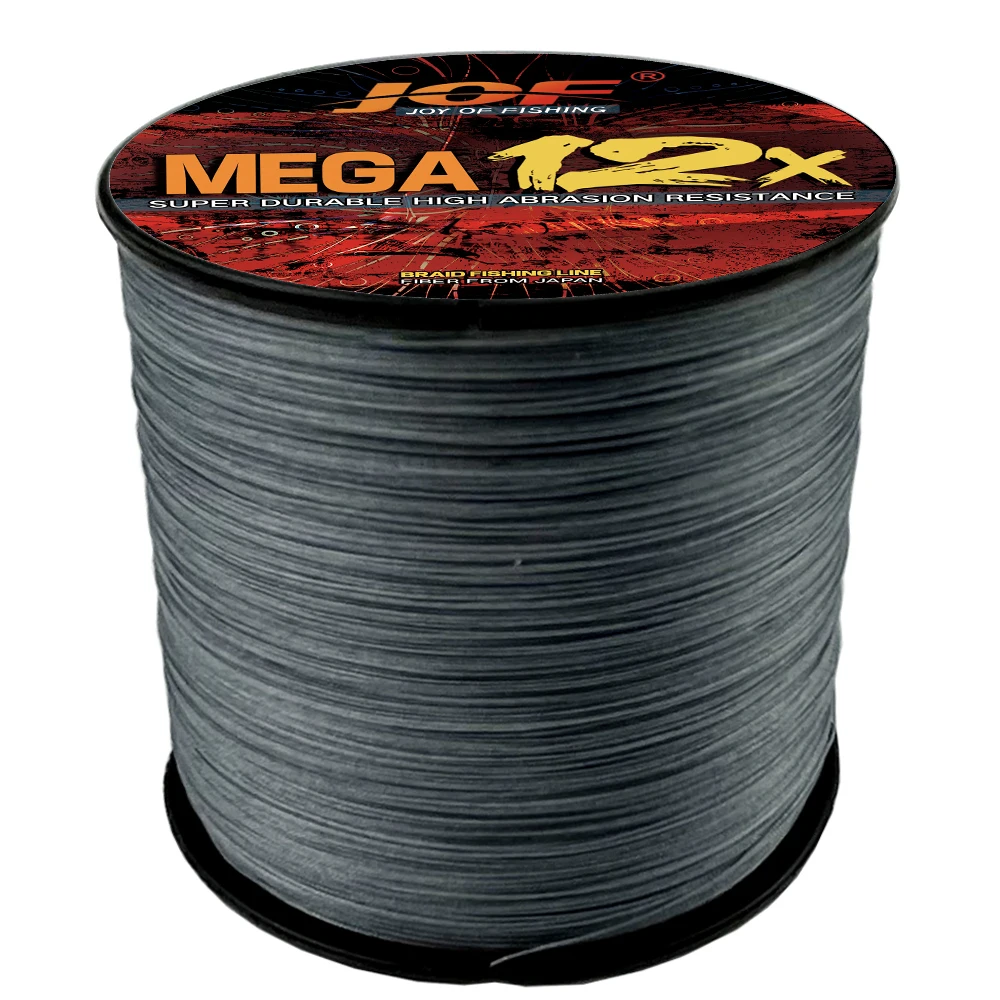 JOF X12 Sedal trenzado PE – Línea resistente multicolor para pesca - imagen 4
