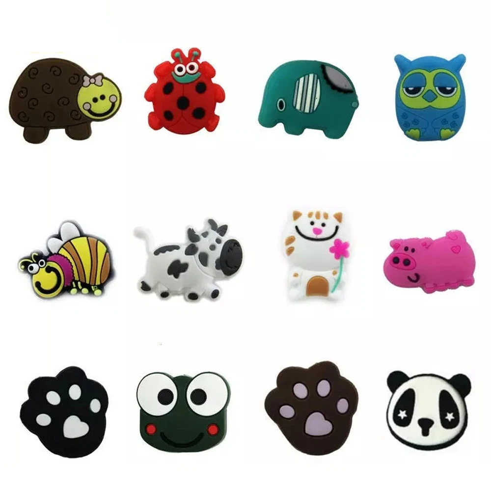 Deportes de alta calidad de silicona suave de dibujos animados Anti-choque raqueta de tenis con vibración amortiguador de raqueta de tenis amortiguador - imagen 3