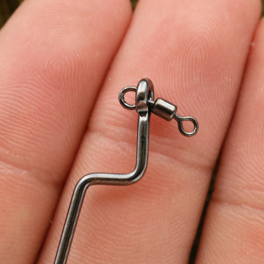 Ganchos giratorios para aparejos de tiro, anzuelo EWG para pesca de lubina con anzuelo giratorio de agua dulce y agua salada, 10 Uds. - imagen 5