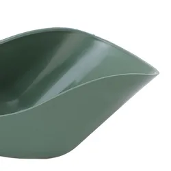 Cuchara de cebo de pesca PP, cuchara de lanzamiento de cebo flotante ligera, mango ergonómico, señuelo de pesca verde, cuchara de alimentación de partículas