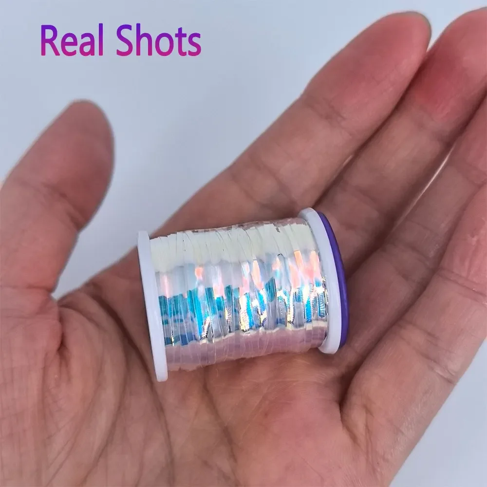 Bimoo Flashabou Mylar Plano – Oropel para montaje de ninfas - imagen 5