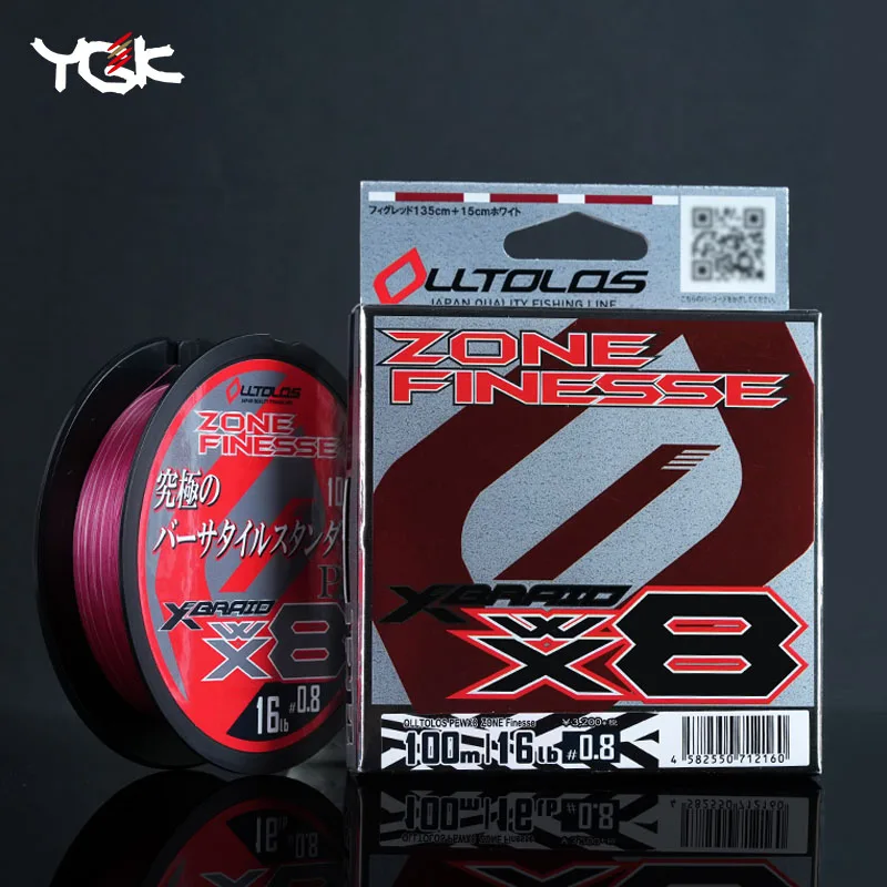 Línea Trenzada YGK X-Braid WX8 – Alta sensibilidad y resistencia para pesca de lubina