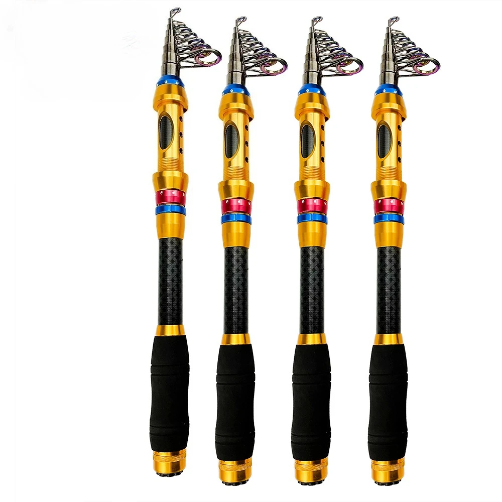 Caña de pescar telescópica de 1,8-3,6 m, carrete de pesca combinado, caña de pescar giratoria de viaje portátil con juego de carretes serie 2000/3000/5000 - imagen 2