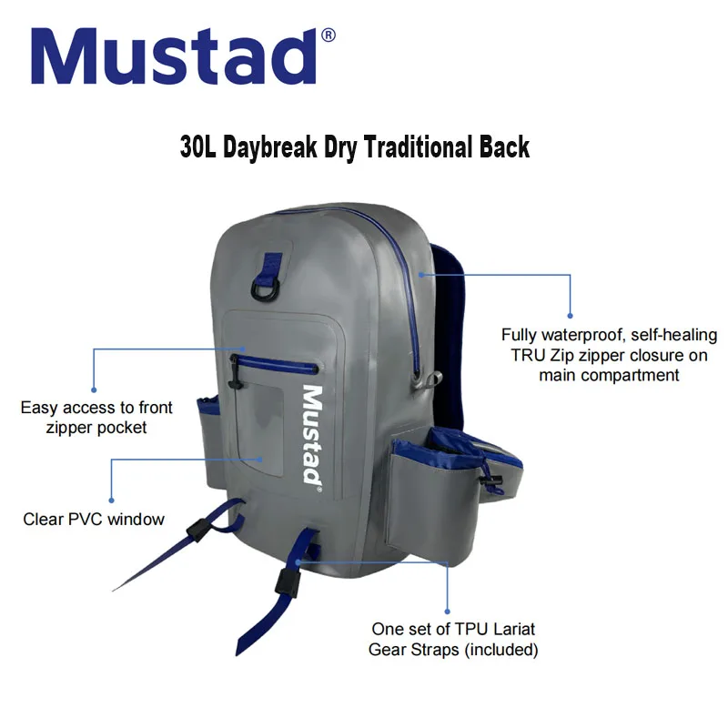 2024 nueva mochila impermeable 30L/40L mochila enrollable PROTECTES TU EQUIPES DE AGUA Pesca al aire libre - imagen 5