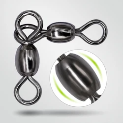 Conector giratorio de pesca de latón para agua salada
