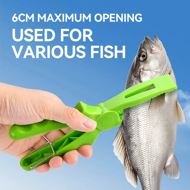 WEIHE, 1 Uds., clip de plástico ABS estilo A, pinzas para pescado, clip pequeño y ligero para pescado, herramienta de pesca portátil para control de peces - imagen 4