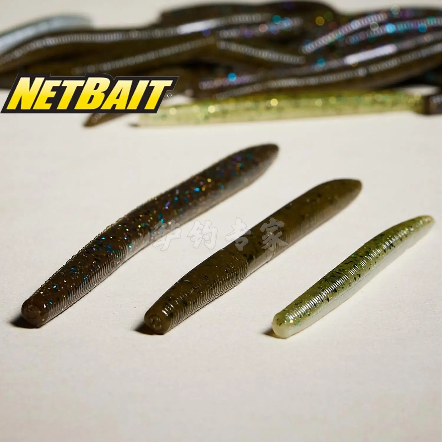 Cebo de palo lon americano NETBAIT, gusano de palo de alta gravedad específica de 4 pulgadas, agregar cebo BAITFUEL Luya - imagen 5
