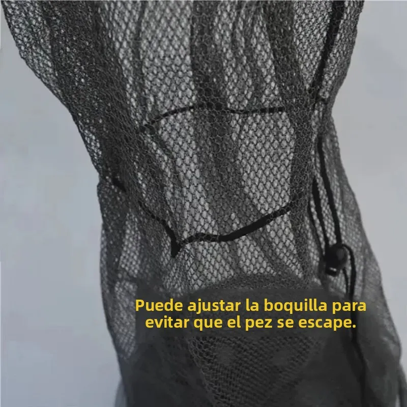 Salabardo plegable para kayak con malla de goma y bolsa de transporte - imagen 5
