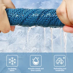 Soporte de muñeca deportivo para otoño, Fitness al aire libre, ciclismo, correr, toalla refrescante absorbente de sudor, pulsera transpirable de secado rápido, 2 uds.