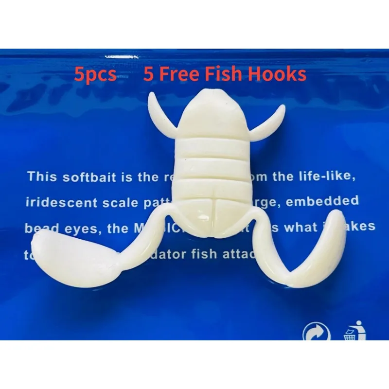 5pcs 5 ganchos de pescado gratis