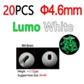 20pcs 4.6mm White