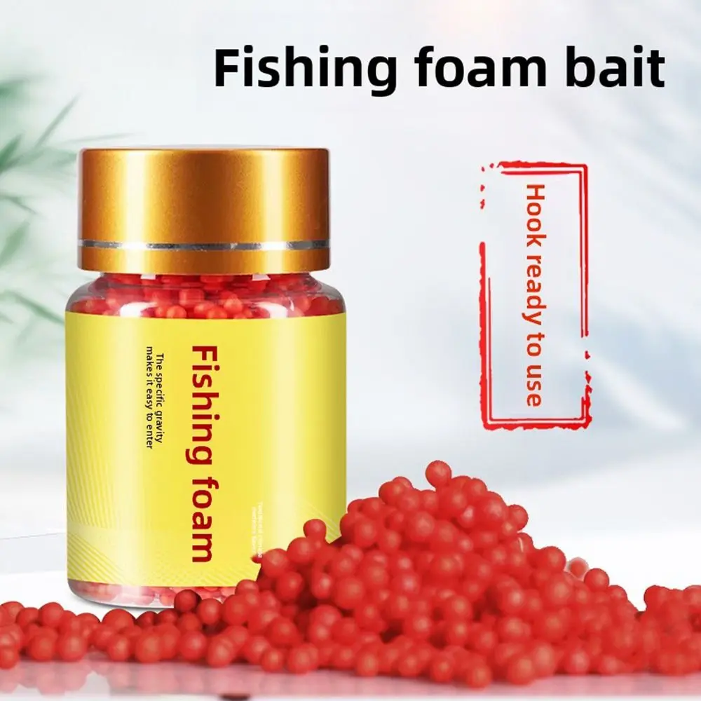 1 botella divertida de 50ML, cebo de espuma para pesca, pozo negro disponible, cebo de pesca con flotabilidad, fragancia fuerte, carpa de hierba Bai - imagen 4