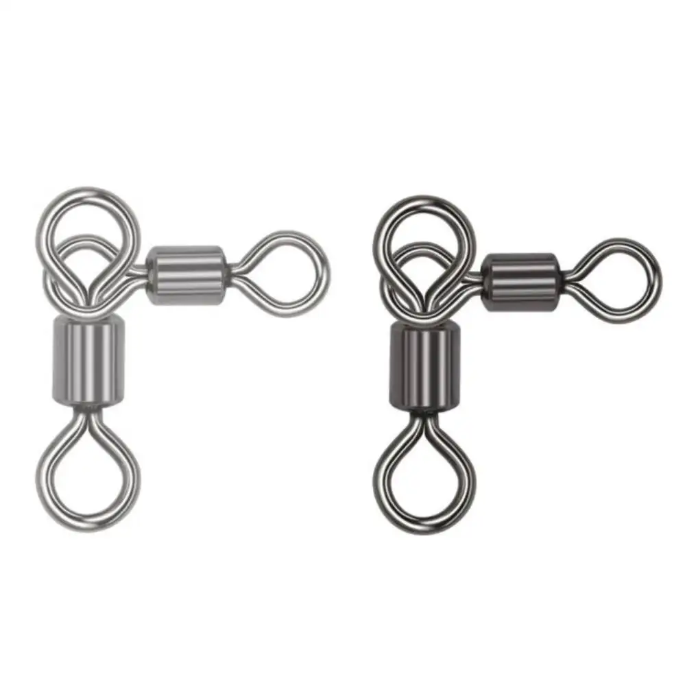 ORJD 10-50 Uds. Anzuelos giratorios de Pesca de 3 vías, junta triangular rodante, conector de Pesca, accesorios de Pesca Emerillon - imagen 5