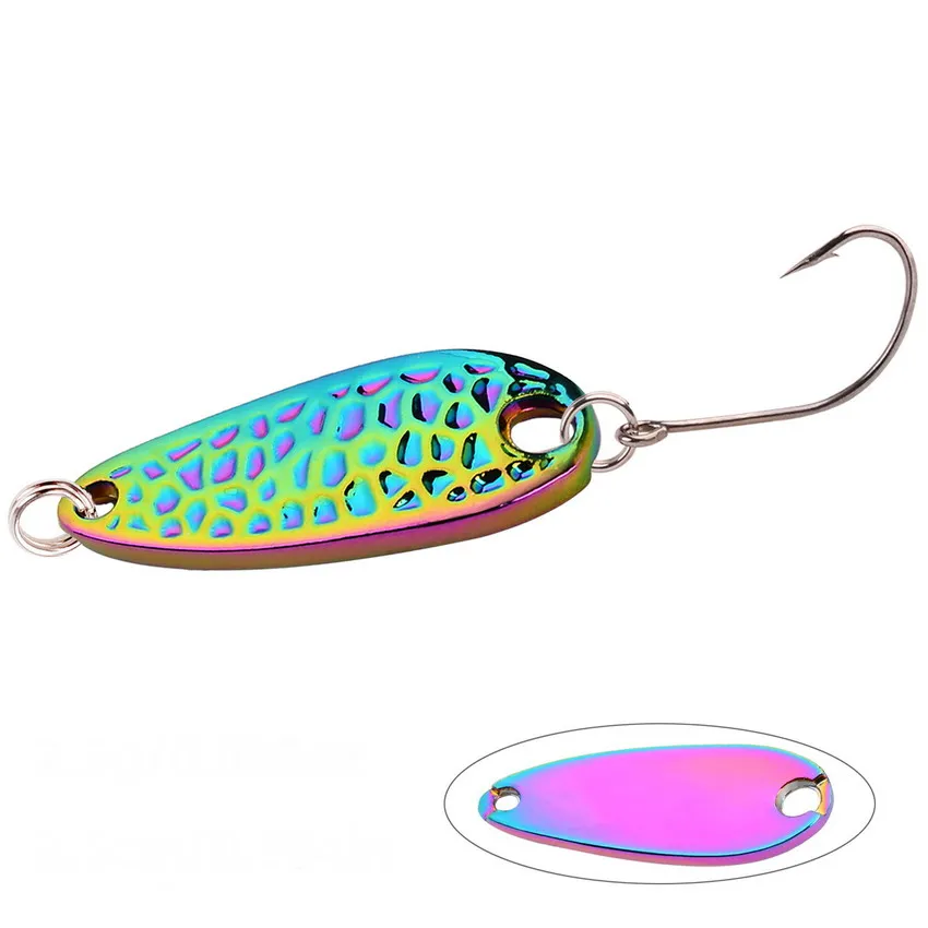 Juego de Señuelos de Pesca con cuchara de Metal, 12 piezas, 2,5g/3,5g/5g, Wobbler, Casting, Jigging, accesorios de aparejos - imagen 4