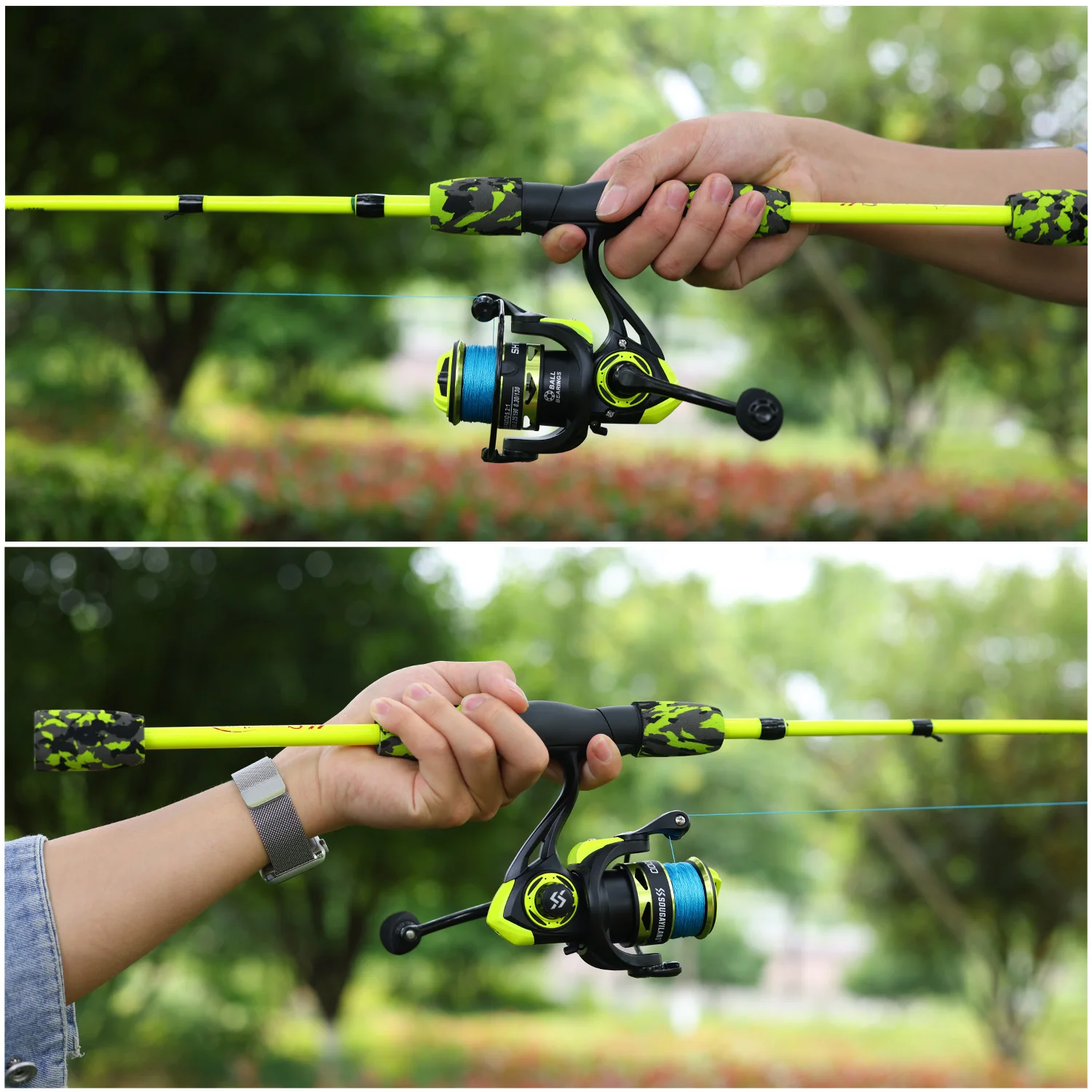 Combo Spinning Sougayilang – Caña de carbono 1,7m y carrete 1000-3000 - imagen 3
