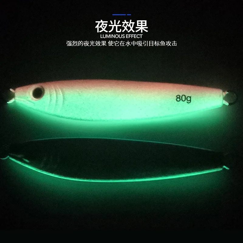 J2 14g 28g 40g 60g 80g Shore Drag Cast Jigging lento cuchara curva Micro Jig señuelo de pesca Artificial cebo de lubina de agua salada - imagen 5