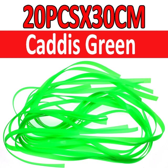 20pcs caddis green