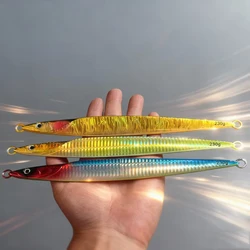 Señuelo de pesca con plantilla de hundimiento rápido, cabeza triangular de Metal, 80g, 120g, 150g, 180g, 200g, cebos duros artificiales, agua dulce y salada, 1 Uds.