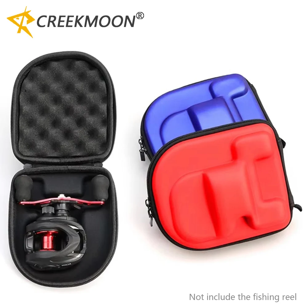 Bolsa de carretes de pesca portátil, funda protectora de 16cm, impermeable, dura, EVA, cajas de cubierta para exteriores, bolsa para rueda de Baitcasting, aparejos de herramientas
