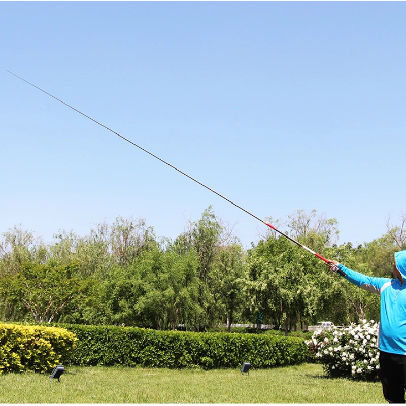 Caña hueca superdura de fibra de carbono, 4,5 m, 5,4 m, 6,3 m, 28 tonos, para Pesca de carpa - imagen 5