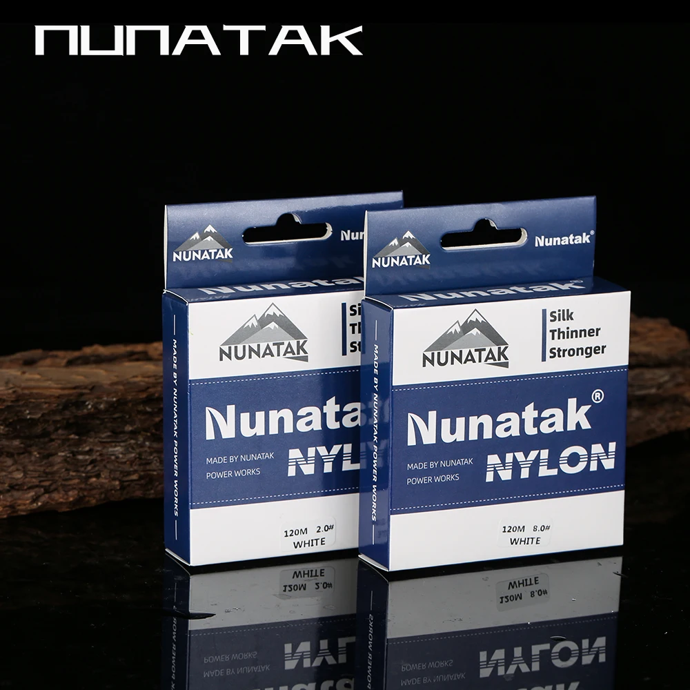 2024 NUNATAK nueva línea de pesca de nailon completa 120M Japón línea de carpa monofilamento de alta calidad línea de pesca de mar de nailon blanco azul verde - imagen 3
