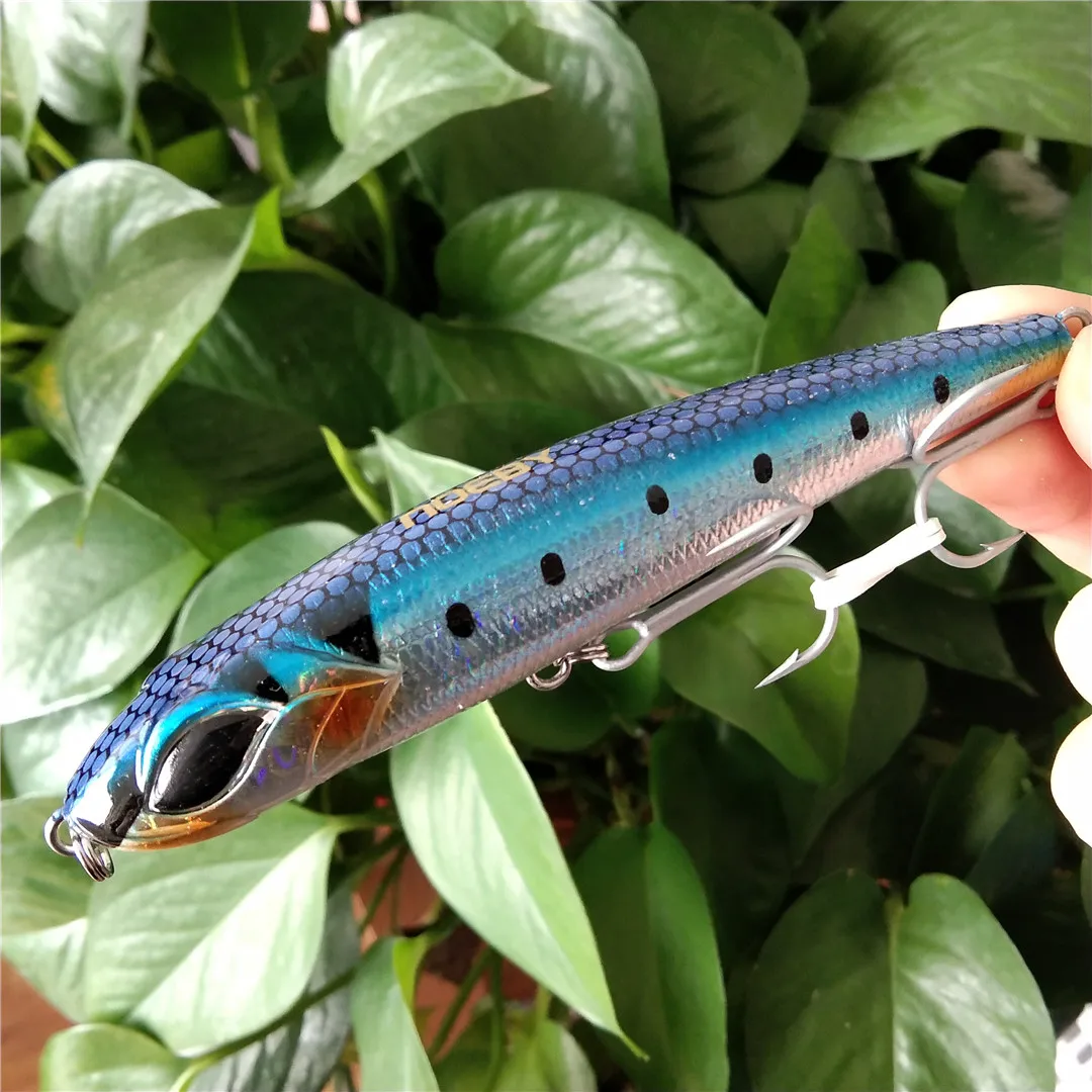 Noeby-señuelo de pesca de lápiz, cebo duro Artificial para pesca de mar GT Tuna, hundimiento, 3 piezas, 115mm, 54g, nuevo - imagen 5