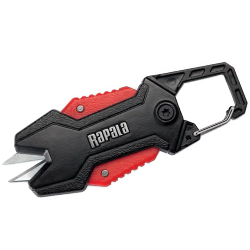 Rapala-cortador de hilo de pescar retráctil de acero inoxidable, Mini cortador, tijeras, hoja súper afilada, corte de línea de PE trenzado - imagen 5