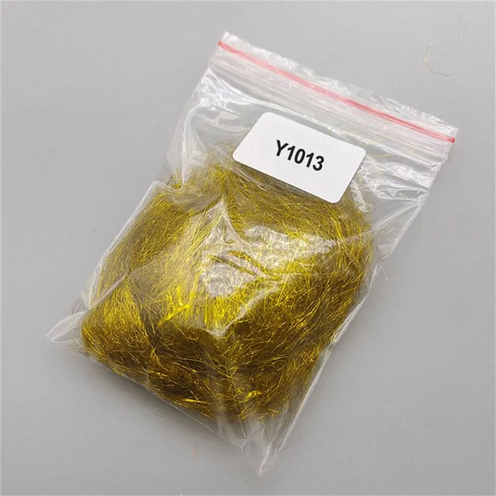 Y1013 Un paquete de hilos metálicos dorados para proyectos creativos y artísticos