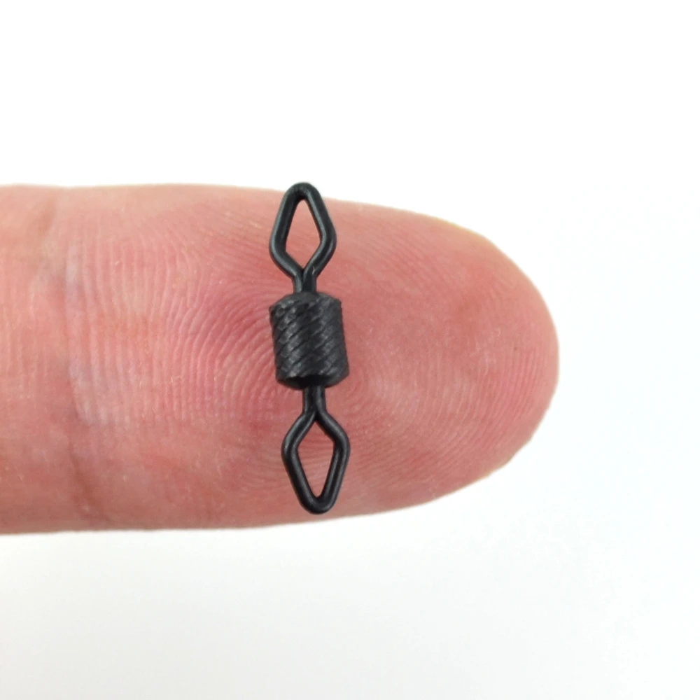 Eslabones giratorios de cambio rápido para pesca de carpa, aparejos de pesca de cuerpo largo, alta velocidad, 20 piezas, AE047 - imagen 2