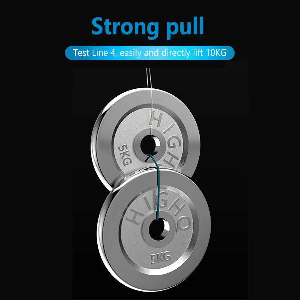 Sedal de pesca con señuelo de 500m, sedal de nailon transparente superfuerte, aparejos de pesca para agua de mar, accesorios de pesca de agua dulce, envío directo - imagen 4