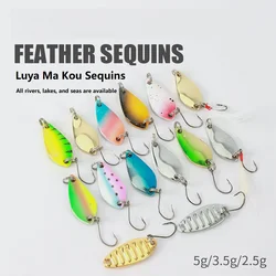 Señuelo giratorio Metal con lentejuelas – Spinner para trucha y carpa