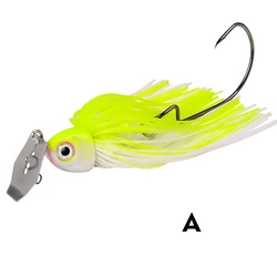 Buzzbait cebo giratorio sin malezas para lubina pike