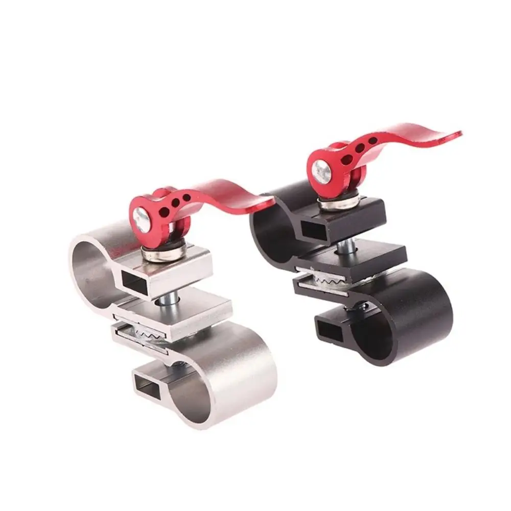 Silla de pesca de aleación de aluminio, Clip para paraguas, soporte Universal ajustable para caña de pescar 360 °   Soporte de poste giratorio - imagen 5