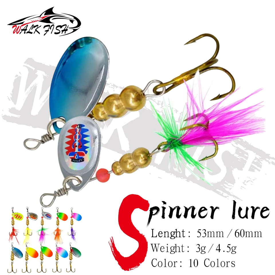 WALK FISH Señuelo Giratorio Biónico Calabaza para Salmón Atlántico - imagen 3