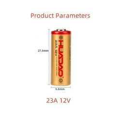 Pila 23A 12V para Alarmas de Picada y Mandos a Distancia