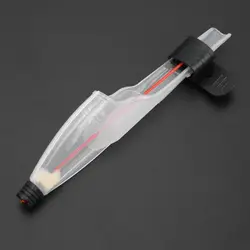 Tapa de punta de caña de pescar de PVC portátil, 5 uds., 3 tamaños, cubierta superior de caña blanca, tapa de caña de pescar telescópica, accesorios de pesca