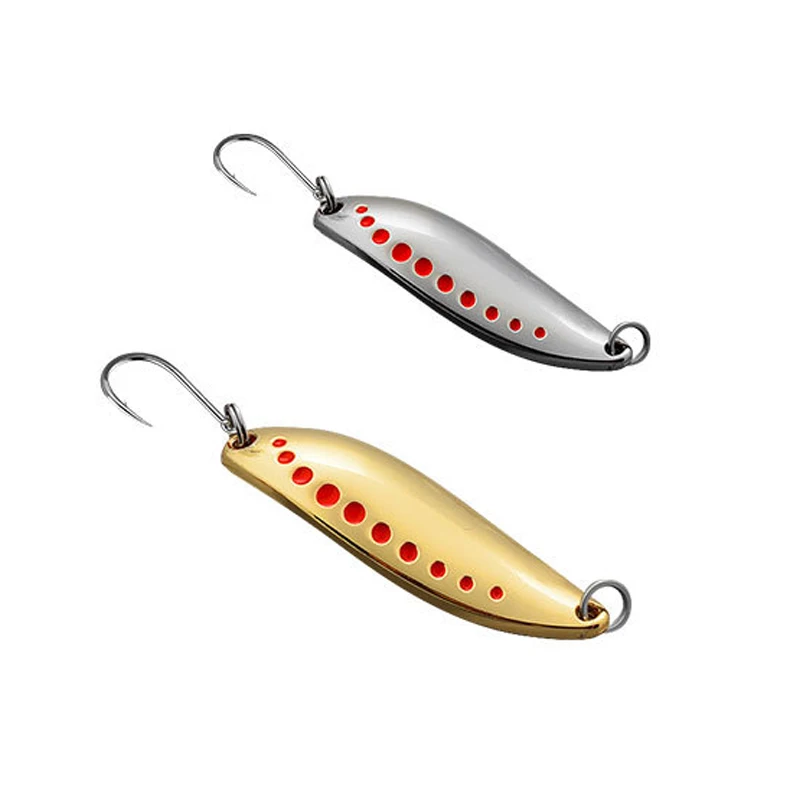 Señuelos de Pesca Wobbler Spinner, cebo Artificial de 2,5g-25g con cuchara de Metal, lubina, sanguijuela dura, lentejuelas, trucha - imagen 5