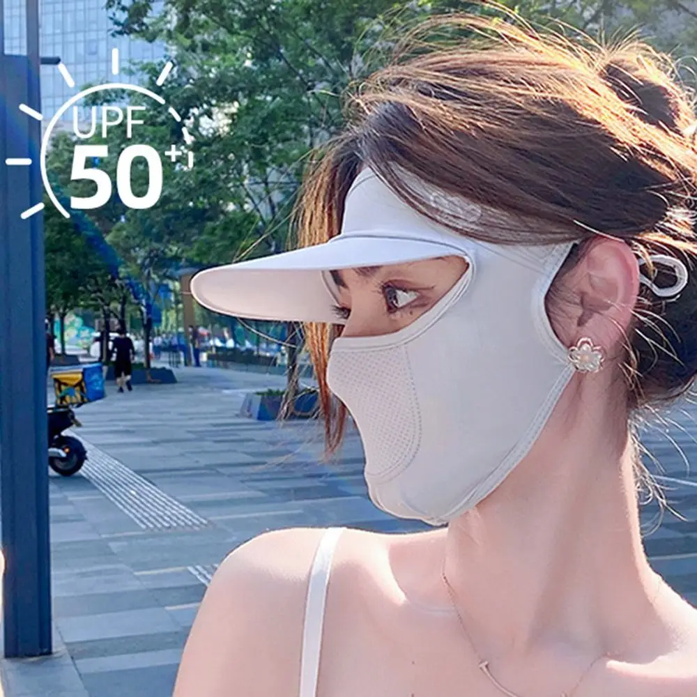 Braga protección solar facial para pesca – Máscara UV 3D transpirable - imagen 2