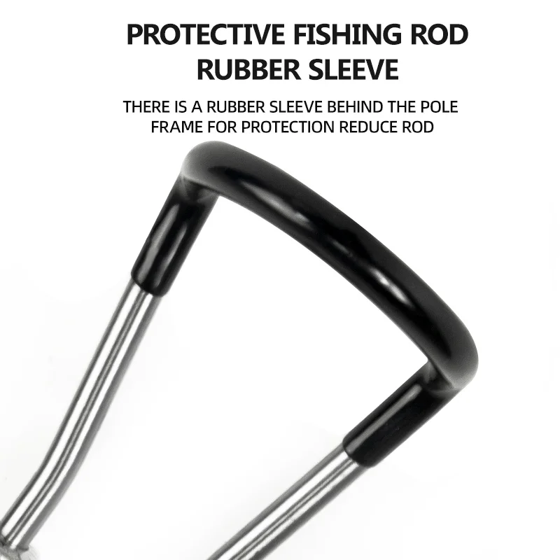 Soporte para caña de pescar ZYZ, herramientas de pesca de Metal, soporte para caña de pescar de barco/puente de alta resistencia, aparejos de soporte para caña de pescar de mar - imagen 5