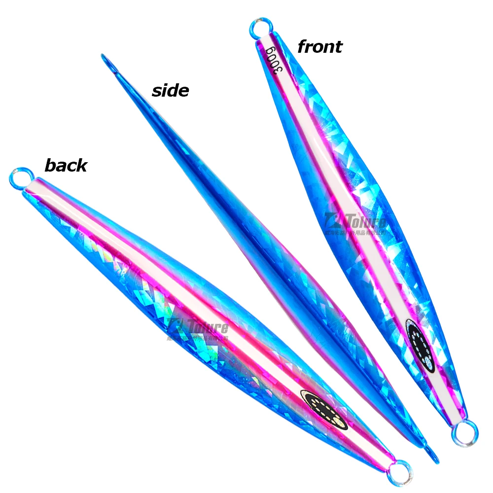 TOLU-Plantilla de Metal de hundimiento lento, señuelo de pesca en agua salada, 200g, 260g, 300g - imagen 4
