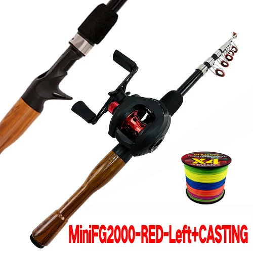 Left-Reel Cast-Rod